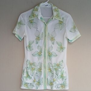 Vintage 70s floral shirt